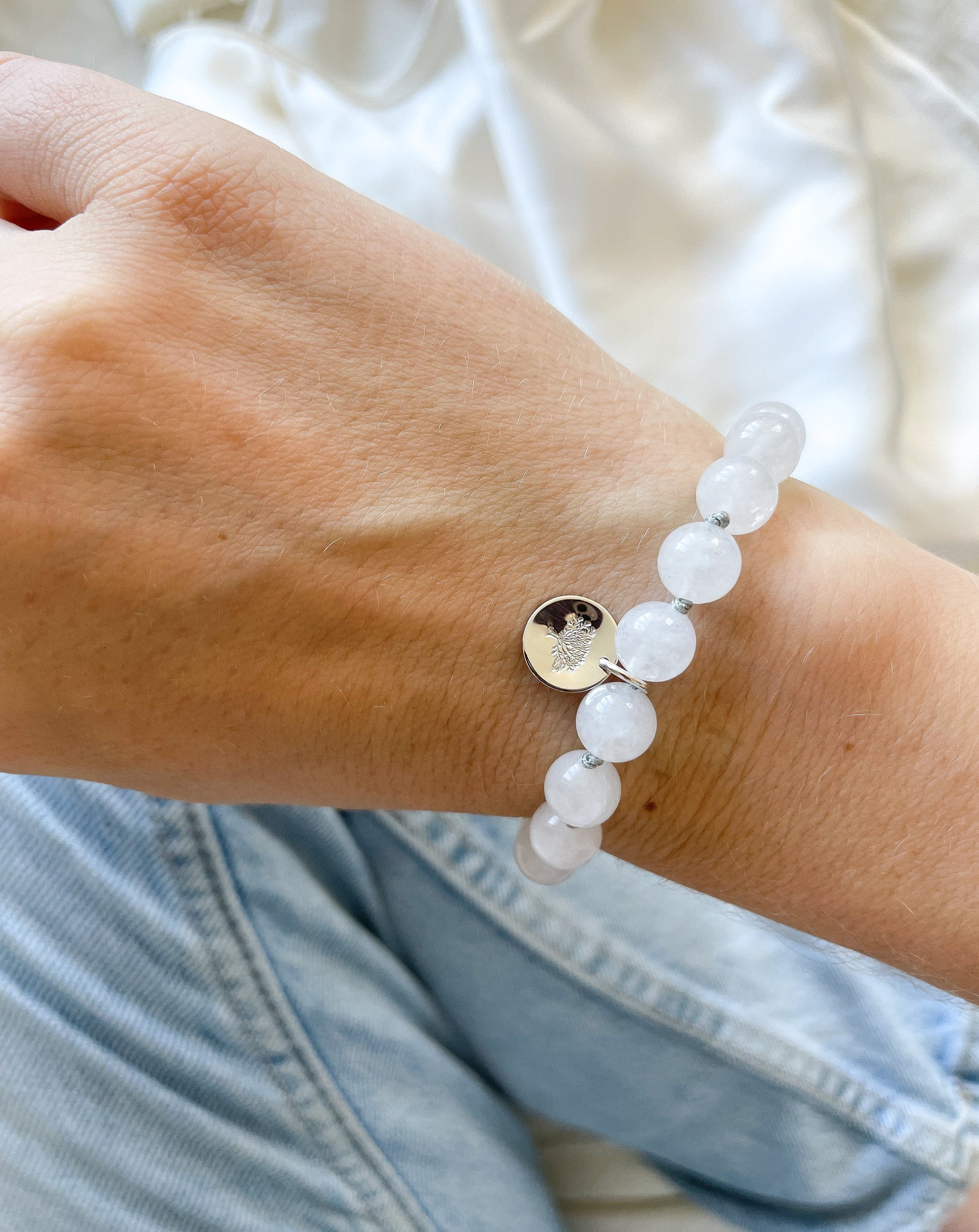 Quartz Mala Bracelet