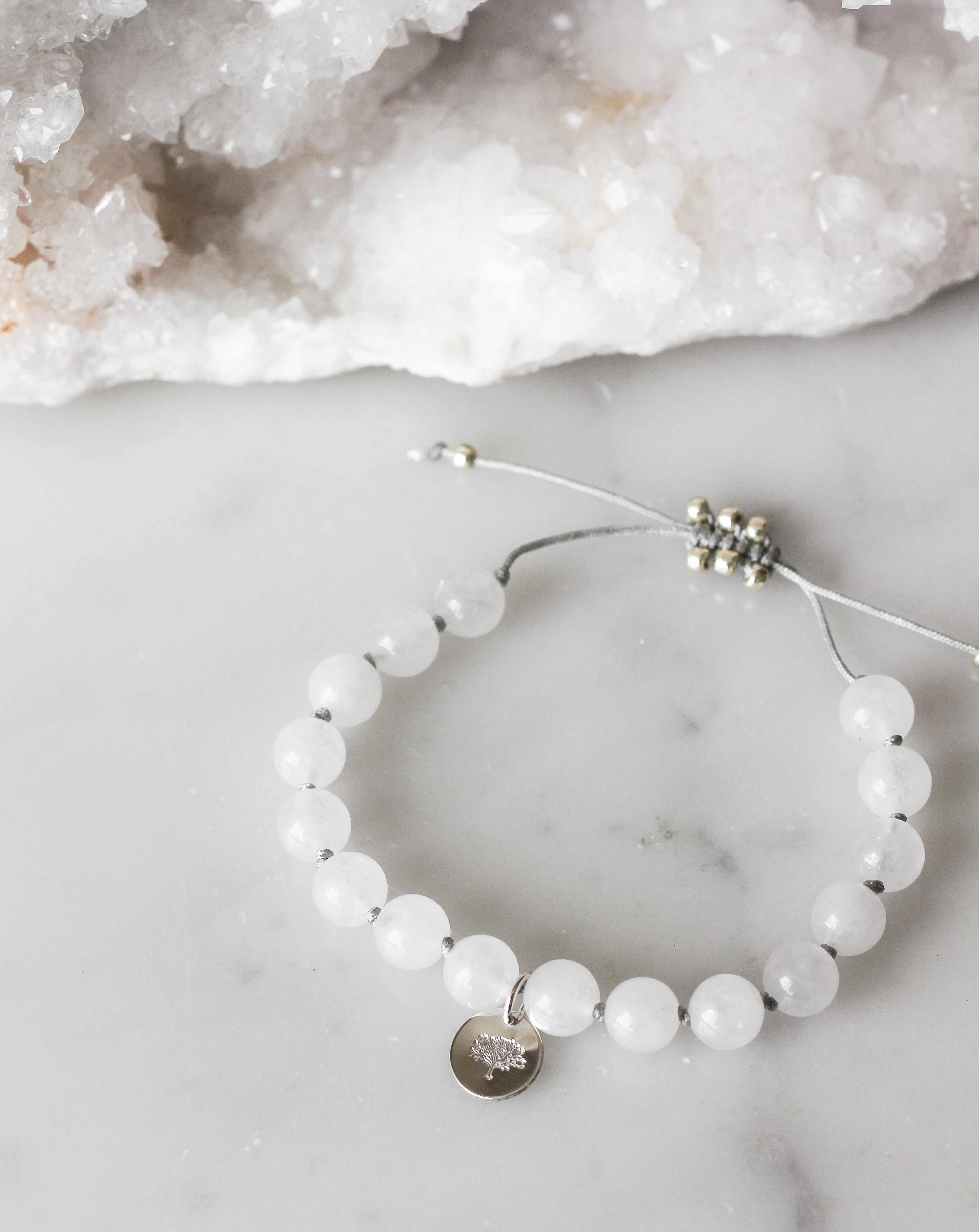 Quartz Mala Bracelet